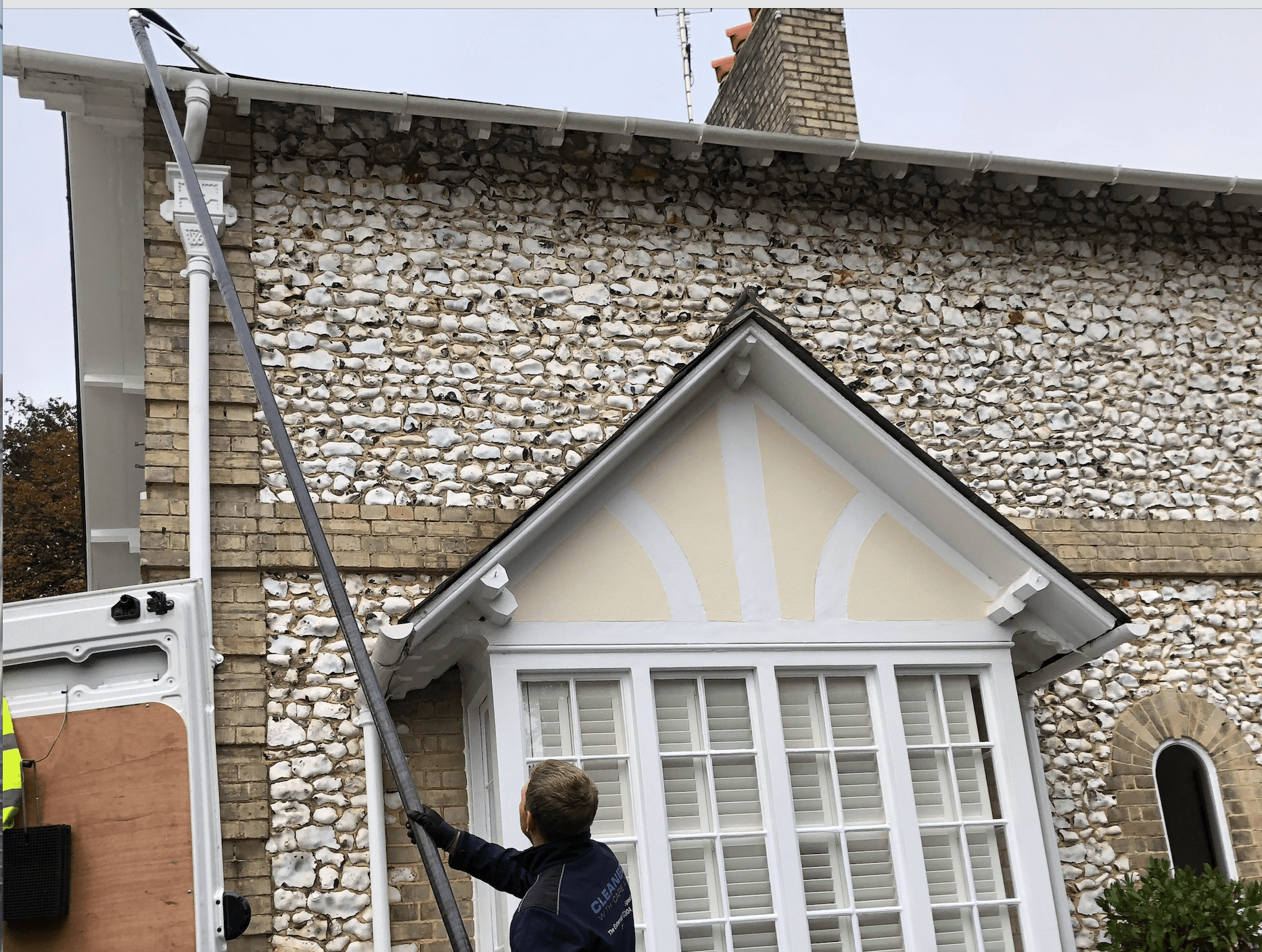 Professional gutter cleaning tools and equipment used by The Roof Moss Cleaners in Wokingham
